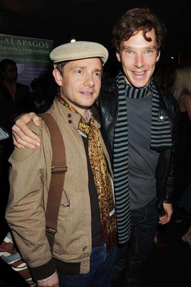 Martin Freeman and Benedict Cumberbatch