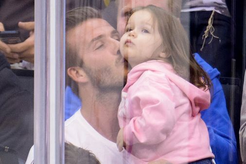 David and Harper Beckham