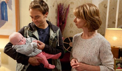 Gail is happy to see David smile