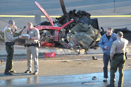 El coche en el que ha fallecido Paul Walker