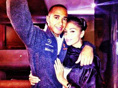 Lewis Hamilton and Nicole Scherzinger