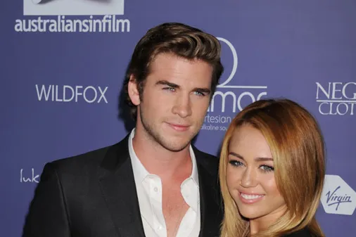 Liam Hemsworth and Miley Cyrus