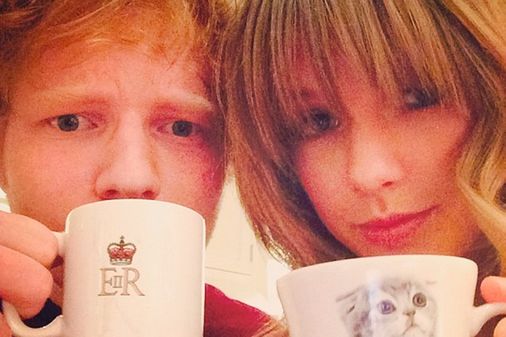 Ed Sheeran and Taylor Swift