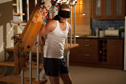 John-Paul is the victim of a cruel prank