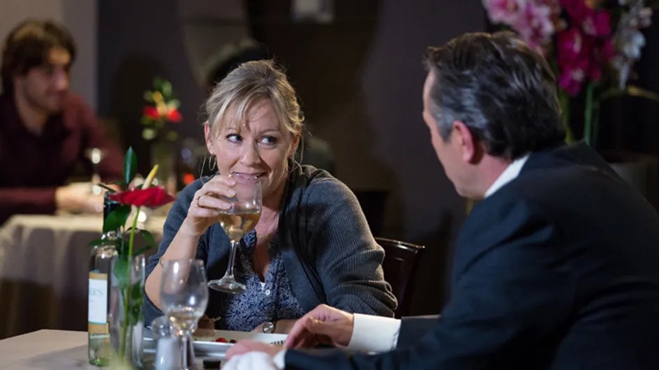 EastEnders 17/12 – Carol and David have a flirty meal together