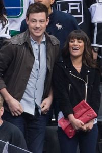 Lea Michele and Cory Monteith