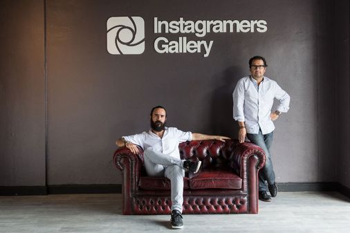 Jorge Martínez y Phil González, creadores de Instagramers Gallery.