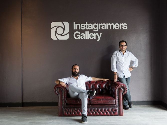 Jorge Martínez y Phil González, creadores de Instagramers Gallery.