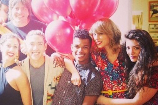 Taylor Swift, Lorde, and others at Taylor Swift's Birthday Party
