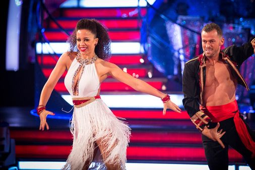 Natalie Gumede and Artem Chigvintsev