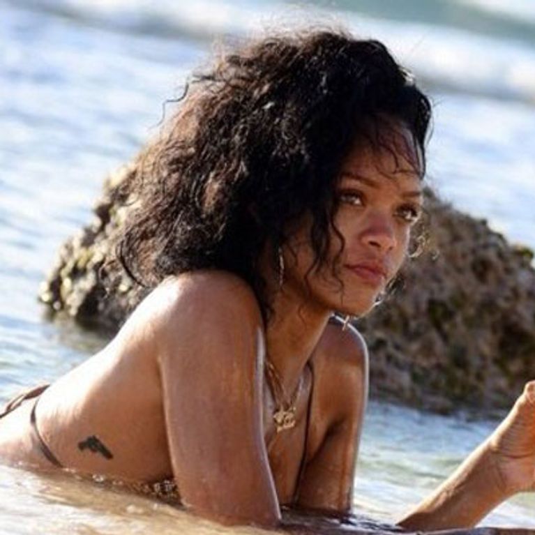 Rihanna Flaunts Bikini Body On Holiday In Barbados