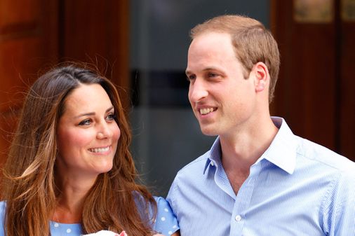 Kate Middleton, Prince William and baby George