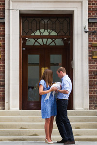 Kate Middleton, Prince William and baby George