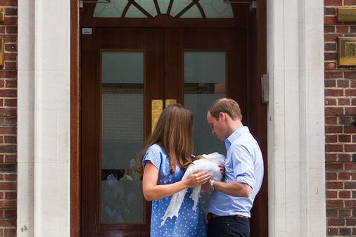 Kate Middleton, Prince William and baby George