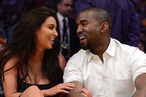 Kim Kardashian and Kanye West