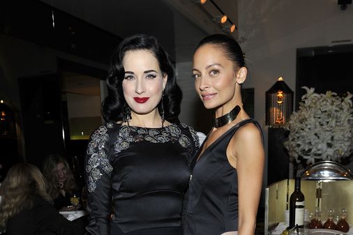 Nicole Richie & Dita Von Teese