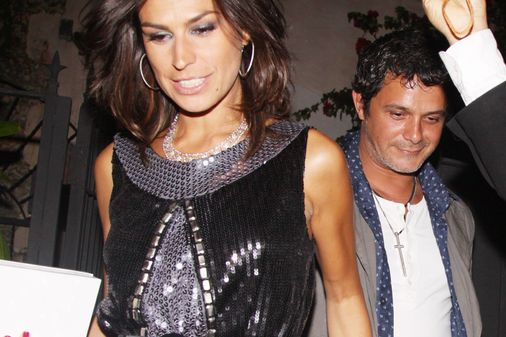 Alejandro Sanz y Raquel Perera