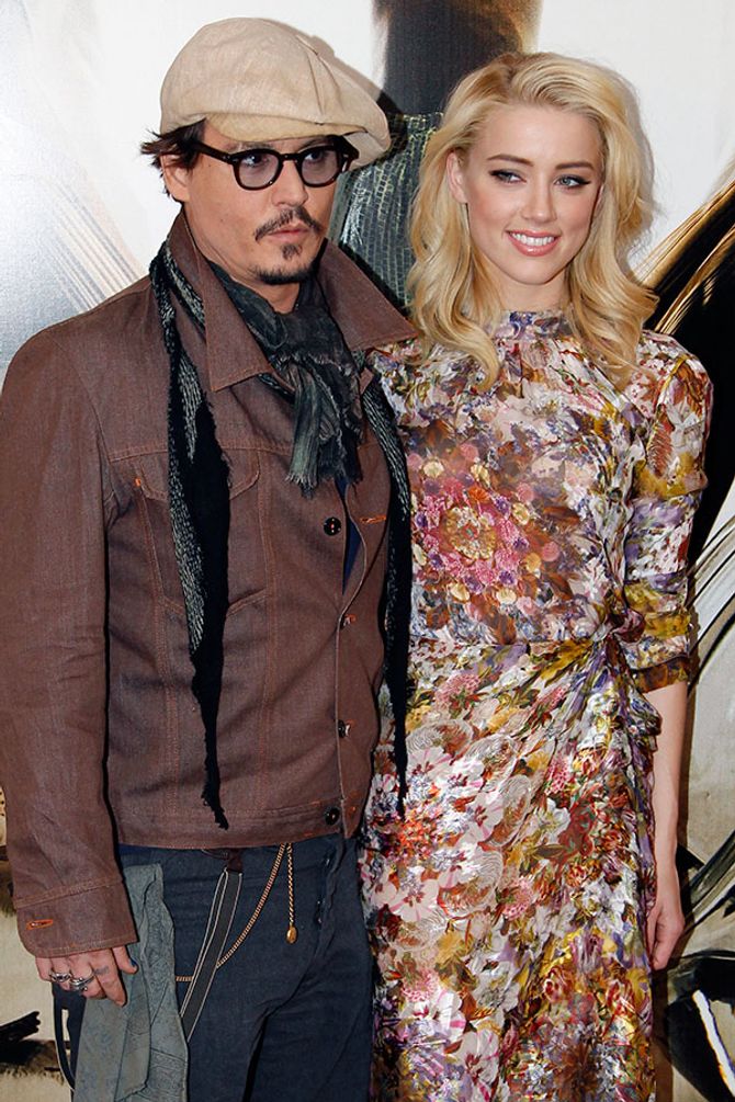 Johnny Depp and Amber Heard