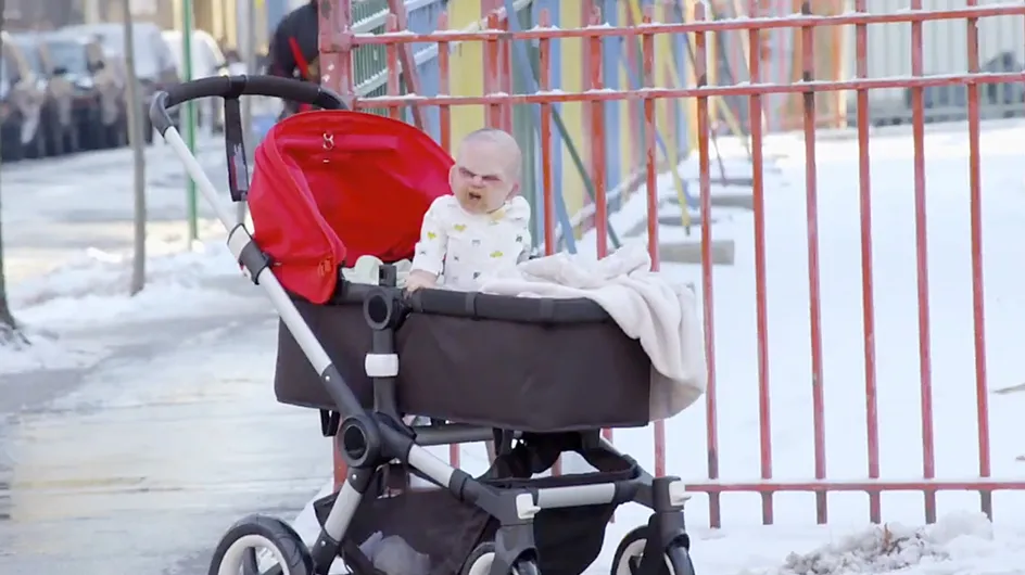 Insolite : Un bébé démoniaque terrifie New York (Vidéo)