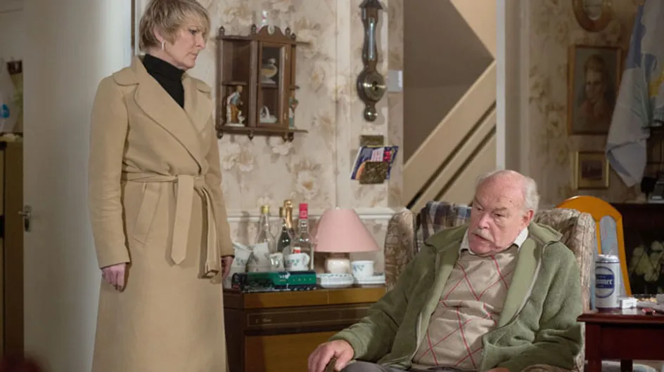 Eastenders 27/01 – Shirley is nervous to see her father
