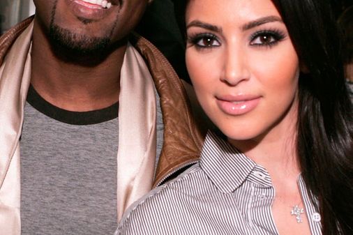 Kanye West and Kim Kardashian