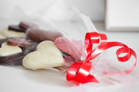 Ramo de piruletas de chocolate