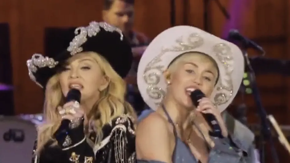Miley Cyrus : Elle donne des fessées à Madonna (Vidéo)