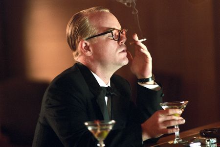 El actor, en una de las escenas de 'Capote'