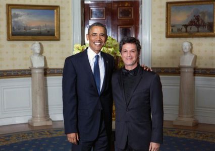 Alejandro Sanz y Barack Obama