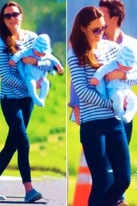 Kate Middleton and George