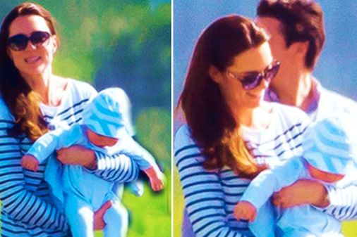 Kate Middleton and George