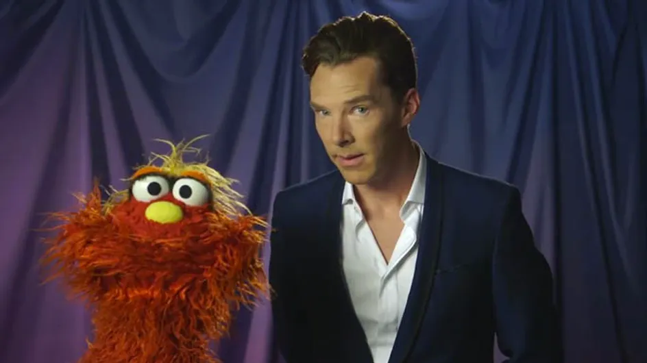 Benedict Cumberbatch appears on Sesame Street
