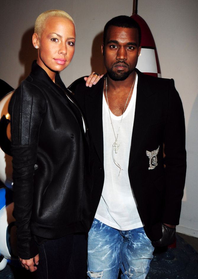 Kanye West and Amber Rose