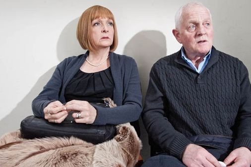 Val and Eric wait for the results