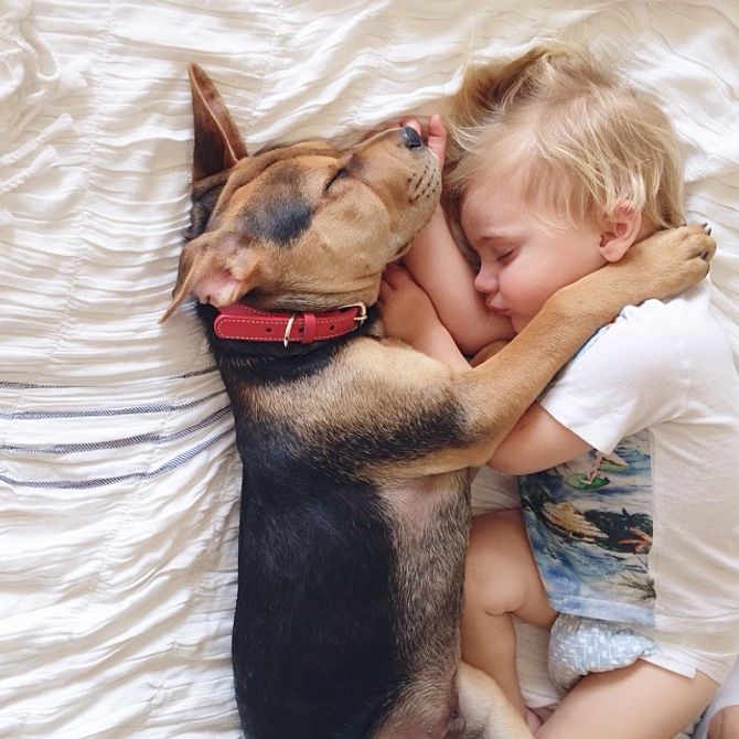 Durmiendo juntos en la cama