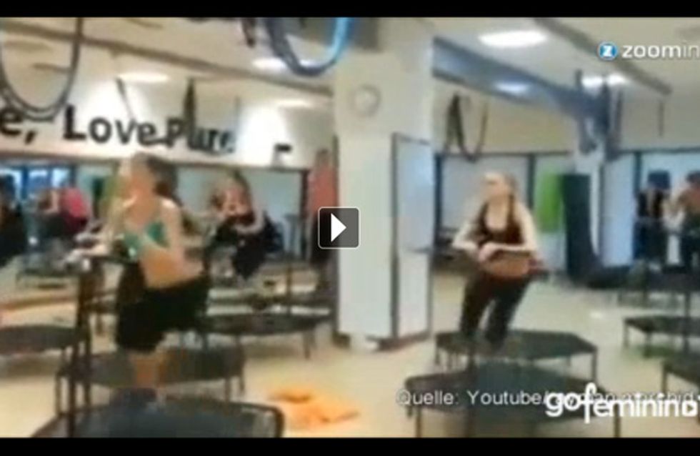 Crazy, aber sicher effektiv... Das irre Trampolin-Training