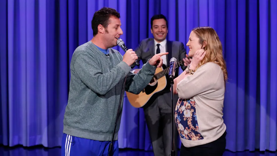 WATCH: Drew Barrymore and Adam Sandler sing hilarious romantic duet on “The Tonight Show”