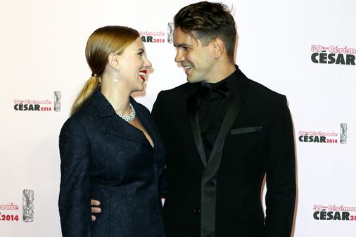 Scarlett Johansson y Romain Dauriac