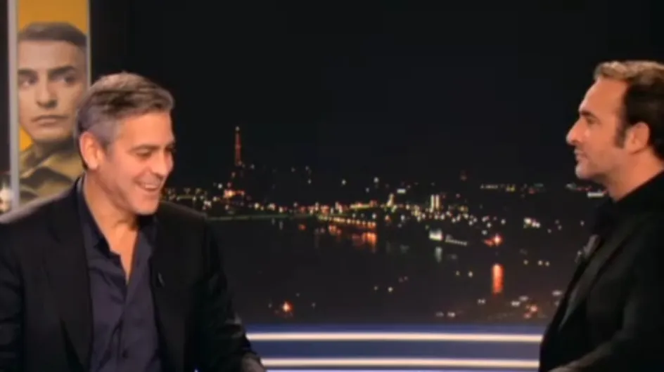 George Clooney : Un fou-rire incontrôlable avec Jean Dujardin sur le plateau du JT (Vidéo)