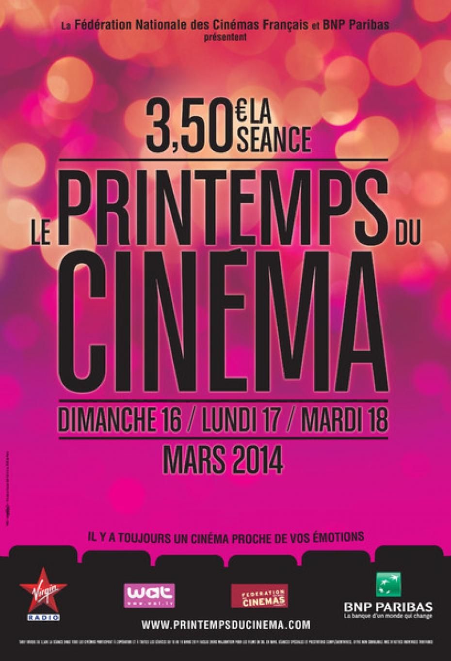 Printemps du Cinéma - Films