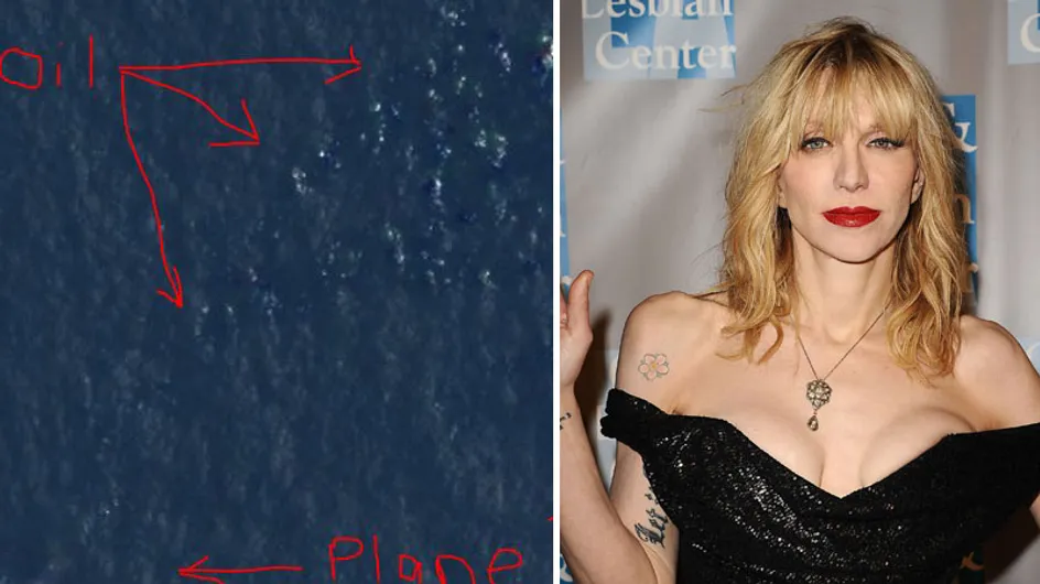 Courtney Love : Elle a retrouvé l’avion disparu de Malaysia Airlines !