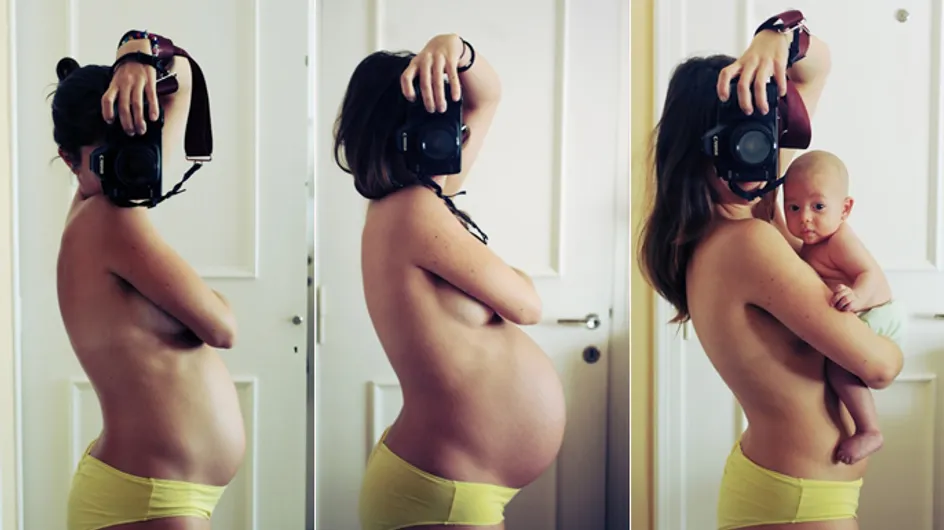 Cette photographe immortalise ses 9 mois de grossesse en photos