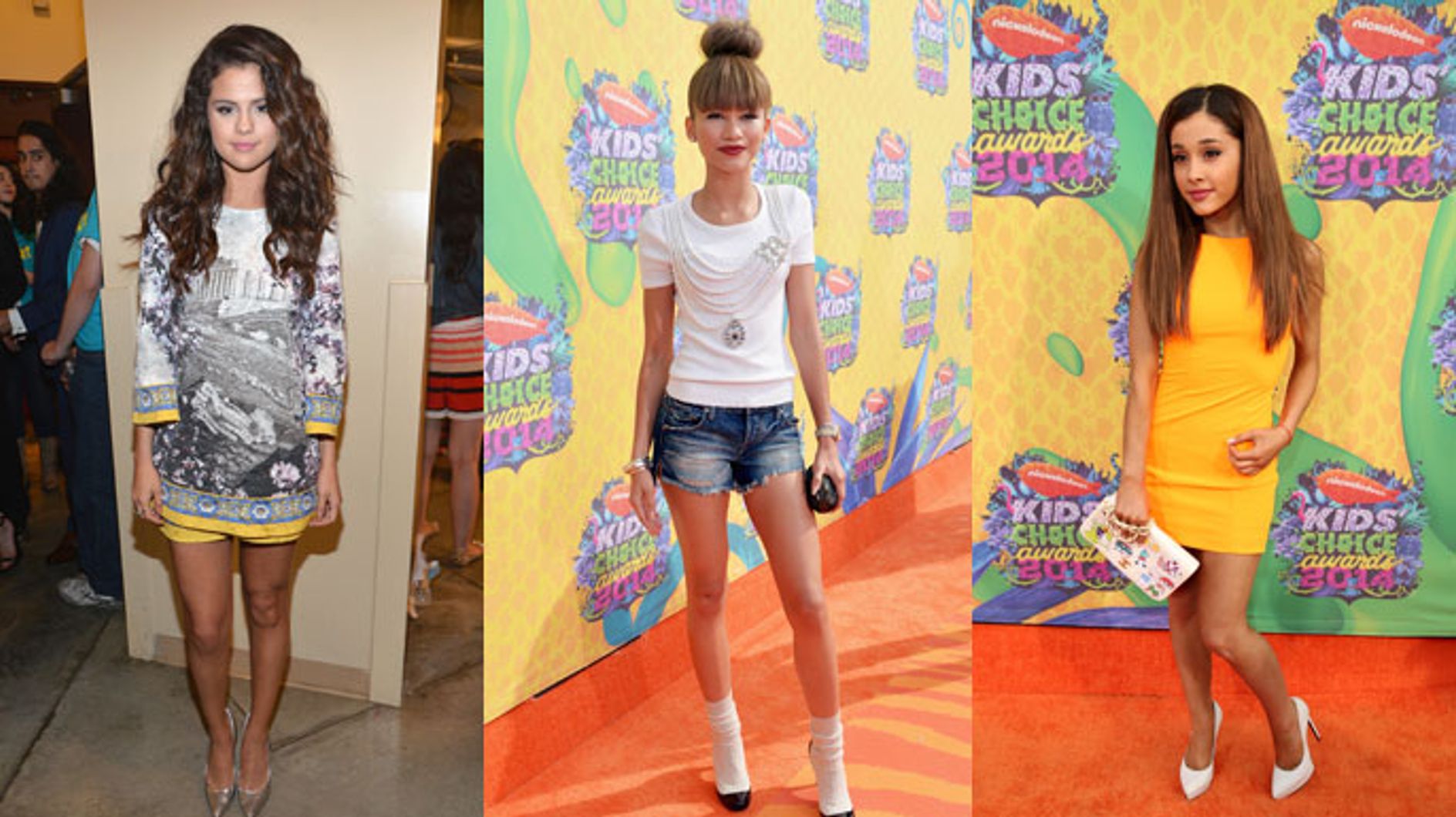 Too Much Flesh Or Fun Frocks? What The Stars Wore To The Nickelodeon ...