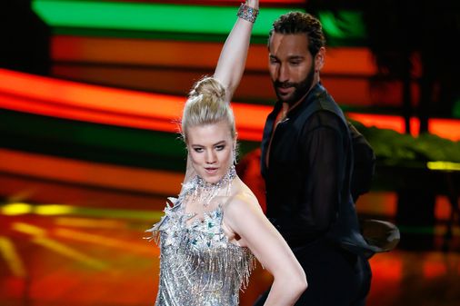Larissa Marolt mit Tanzpartner Massimo Sinató
