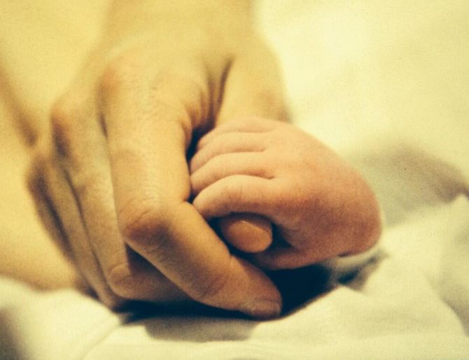 Eugenia Silva y su pequeño Alfonso