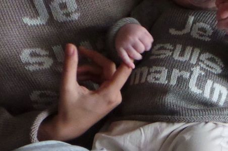 Sara Carbonero y su hijo Martín