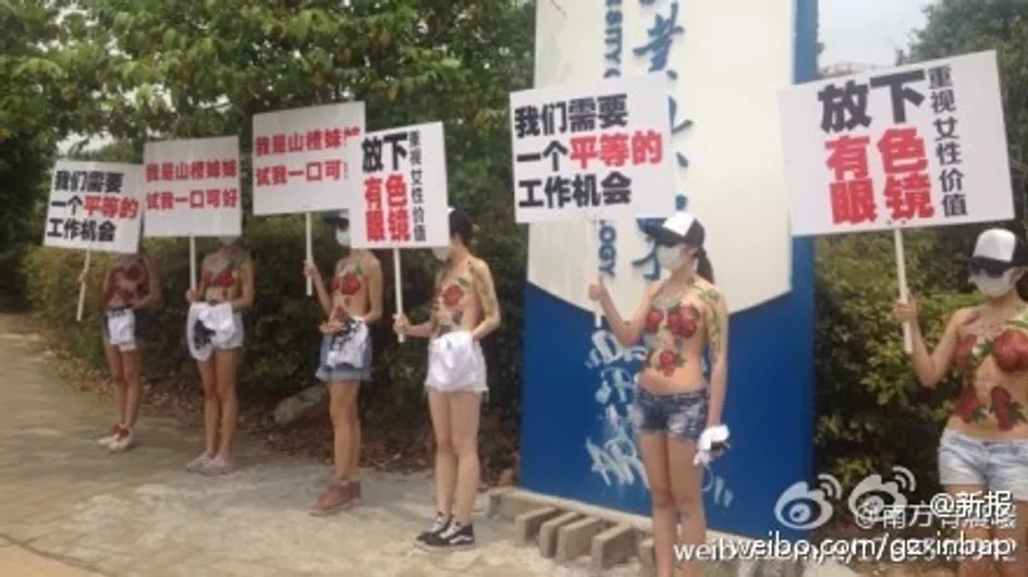 Topless : Les Chinoises se mettent au Femen-isme pour l'égalité