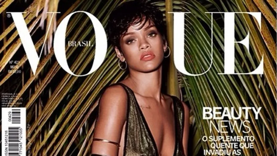 Rihanna : Torride et topless pour Vogue Brésil (Photos)