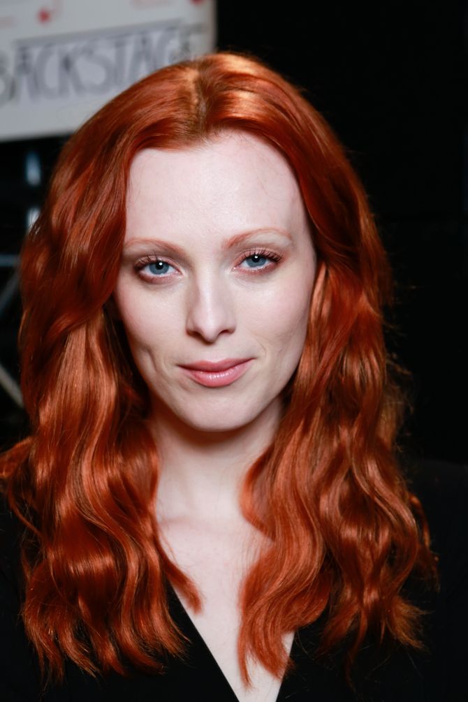 Backstage modeshow Diane Von Furstenberg lente-zomer 2014