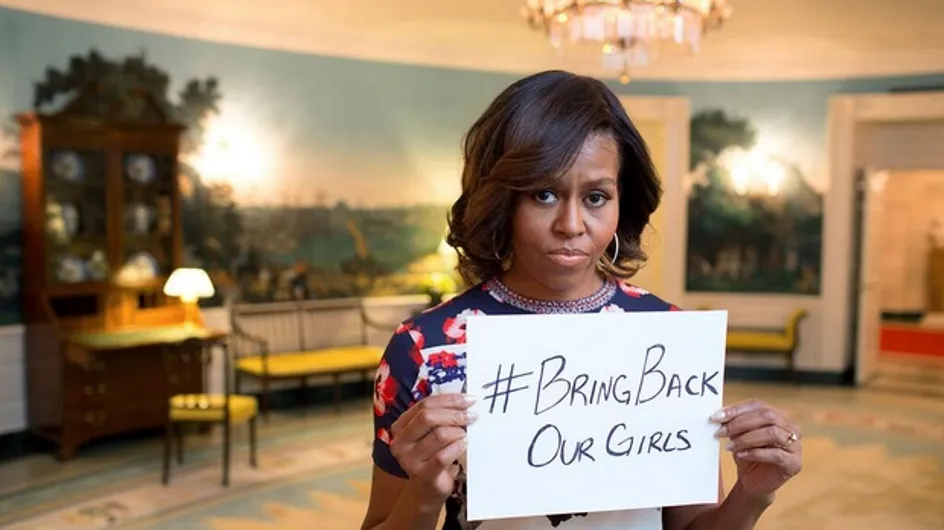 Nigeria : Michelle Obama rejoint #BringBackOurGirls et soutient les familles des lycéennes enlevées